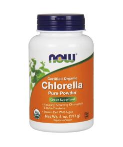Økologisk rent chlorellapulver - 113 g