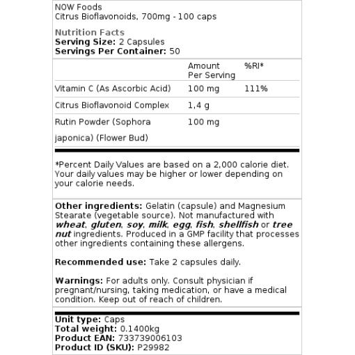 700 mg - 100 kapsler