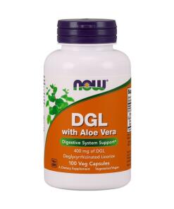 DGL med Aloe Vera - 100 vegetabilske kapsler