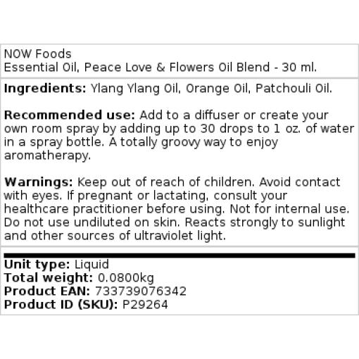Kærlighed & Blomster Olieblanding - 30 ml