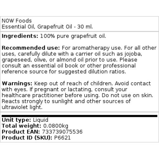 grapefrugtolie - 30 ml