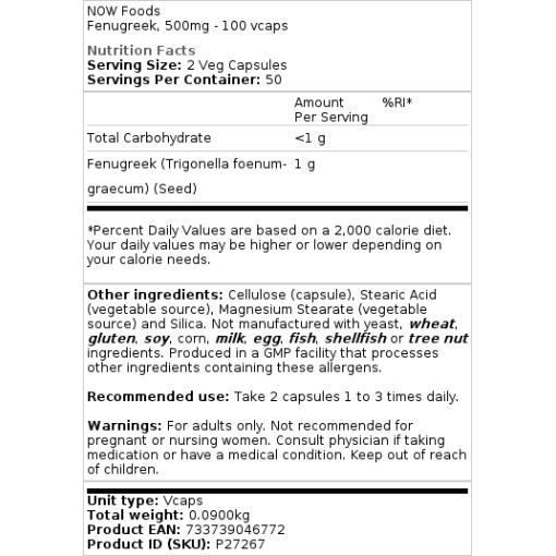 500 mg - 100 kapsler