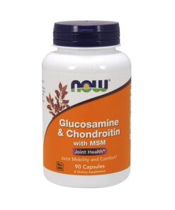 Glukosamin & Kondroitin med MSM - 90 kapsler
