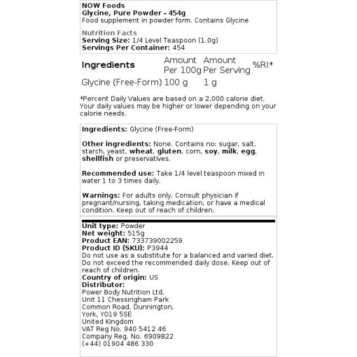 rent pulver - 454 g