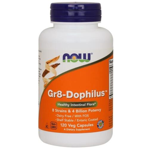 Gr8-Dophilus - 120 vegetabilske kapsler
