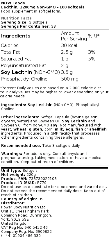 ikke-GMO - 200 bløde kapsler