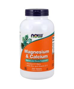 Magnesium & Calcium med zink og D-vitamin - 250 tabletter
