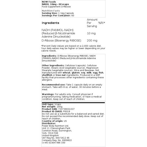 10 mg - 60 vegetabilske kapsler