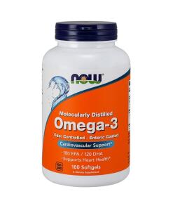 Omega-3 Enterisk Overtrukne - 180 bløde kapsler