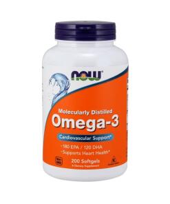Omega-3 Molekylært Destilleret - 200 Softgels