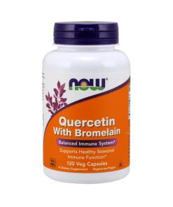 Quercetin med bromelain - 120 vegetabilske kapsler