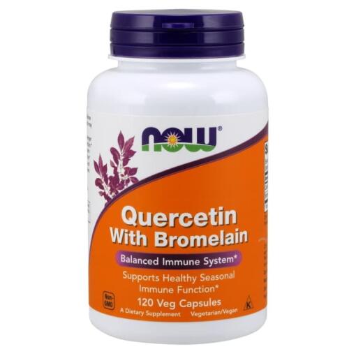 Quercetin med bromelain - 120 vegetabilske kapsler