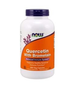 Quercetin med bromelain - 240 veganske kapsler