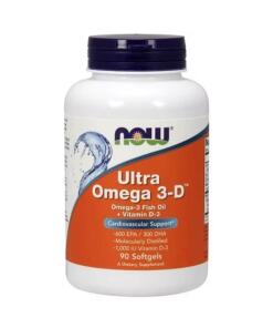 Ultra Omega 3-D med D-3-vitamin - 90 softgels