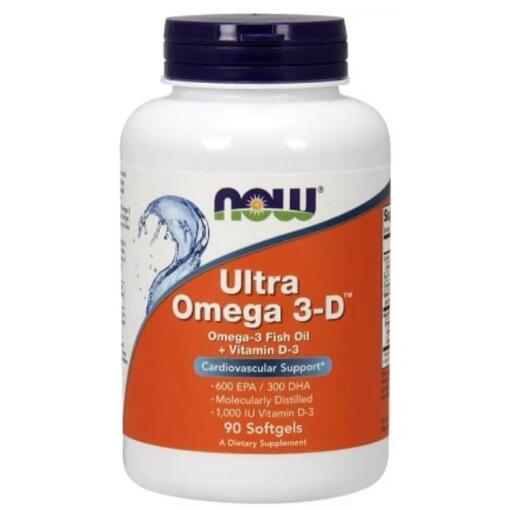 Ultra Omega 3-D med D-3-vitamin - 90 softgels