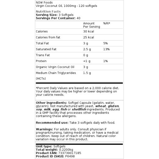 1000 mg - 120 softgels