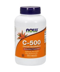 Vitamin C-500 Calciumascorbat-C - 250 kapsler