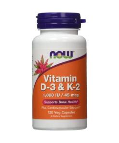 Vitamin D3 & K2 - 120 kapsler