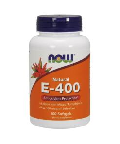 E-vitamin 400 IE med selen - 100 bløde kapsler