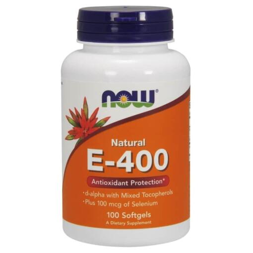 E-vitamin 400 IE med selen - 100 bløde kapsler