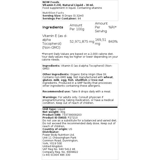 naturlig væske - 30 ml