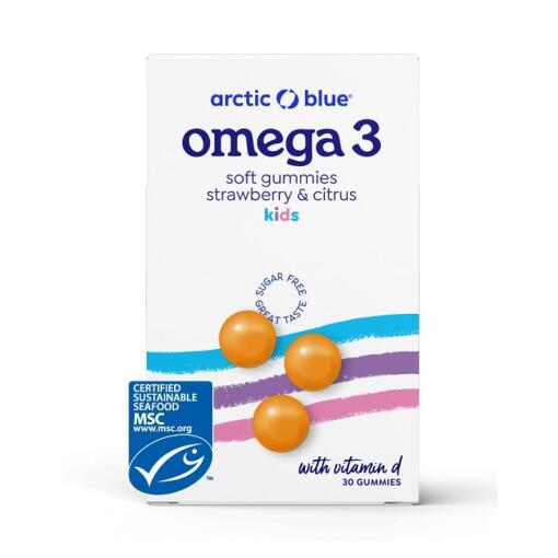 Omega-3 Bløde Gummier til børn med D-vitamin