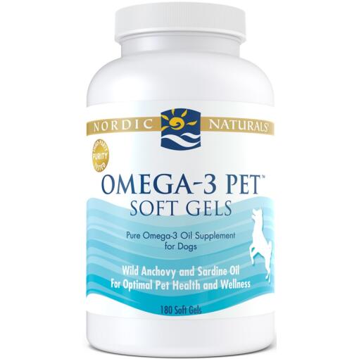 Omega-3 til kæledyr - 180 bløde kapsler