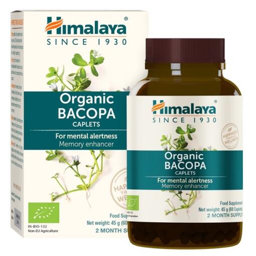 Økologisk Bacopa - 60 tabletter