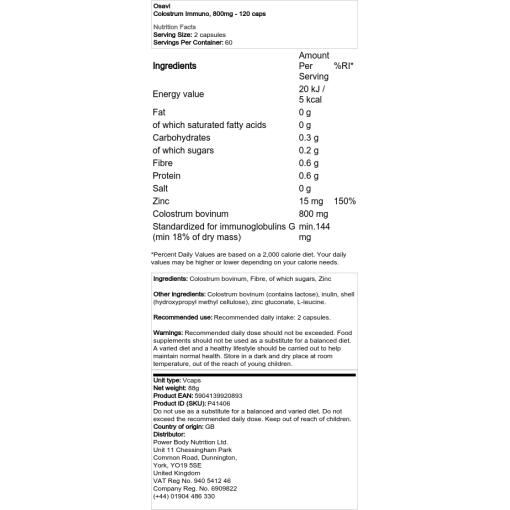 800 mg - 120 kapsler