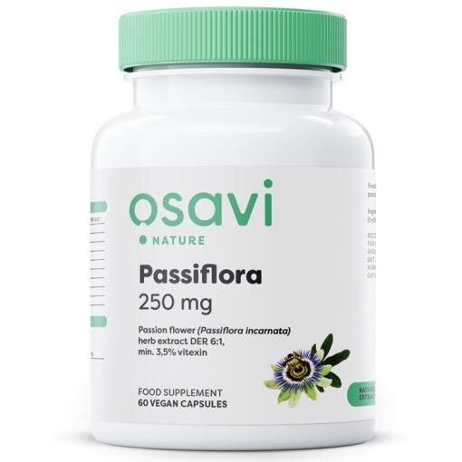 Passiflora - 250 mg - 60 veganske kapsler