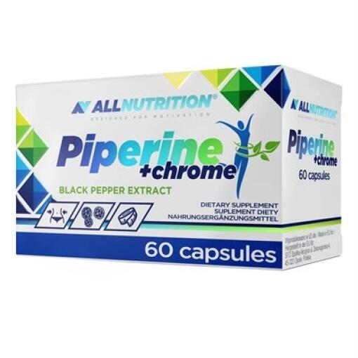 Piperin + Krom - 60 kapsler