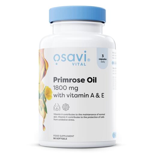 Kæmpenatlysolie med vitamin A & E
