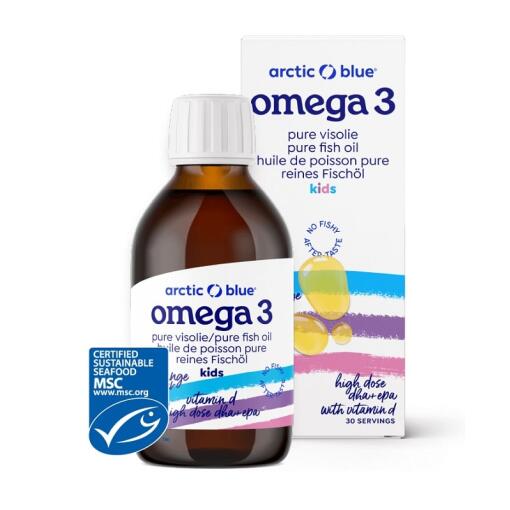 Ren Fiskeolie til Børn med DHA + EPA og D-vitamin
