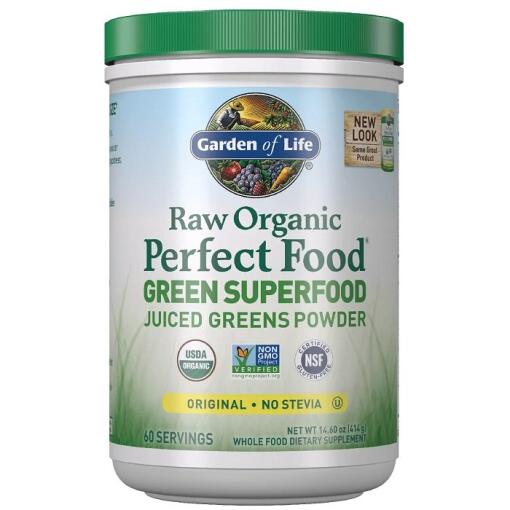 Rå Økologisk Perfect Food Grøn Superfood - 414-570 gram