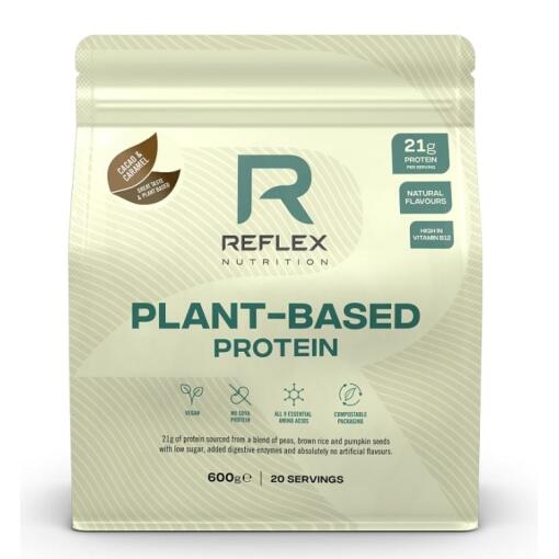 Plantebaseret protein med kakao og karamel - 600g