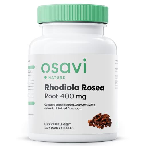 Rhodiola Rosea Rod - 400 mg - 120 veganske kapsler