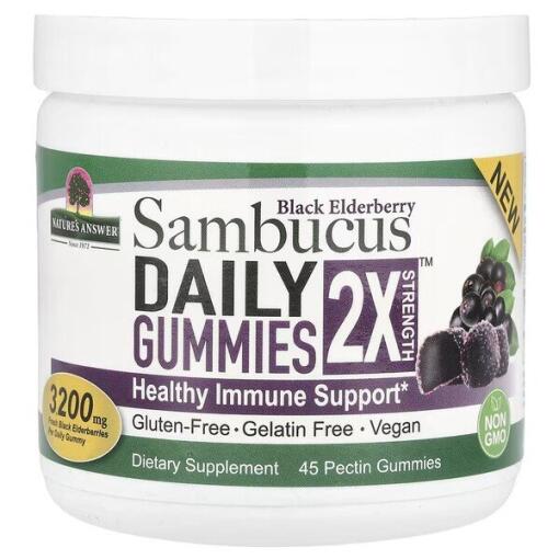 Daglige Sambucus Gummies 2X Styrke