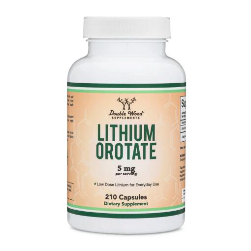 Double Wood - Litiumorotat 5mg - 210 veganske kapsler