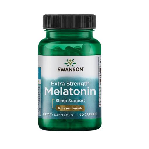 Swanson - Melatonin 5mg - 60 kapsler