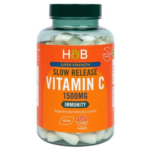 Superstyrke C-vitamin med langsom frigivelse