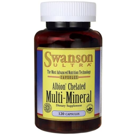 Albion Multi-Mineral med jern - 120 kapsler