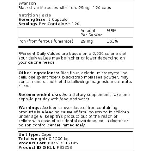 29 mg - 120 kapsler