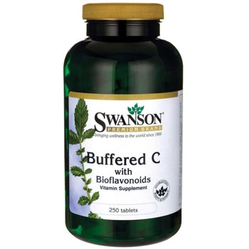 Bufferet C-vitamin med bioflavonoider - 250 tabletter