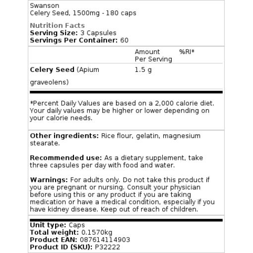 500 mg - 180 kapsler