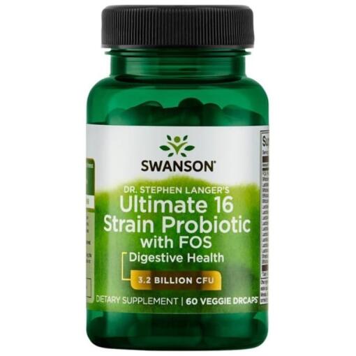 Dr. Stephen Langers Ultimative 16-Stamme Probiotika med FOS