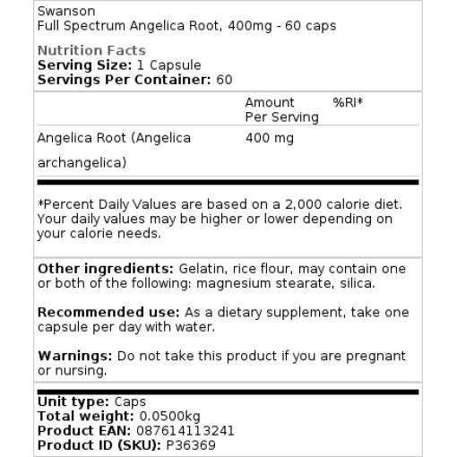 400 mg - 60 kapsler