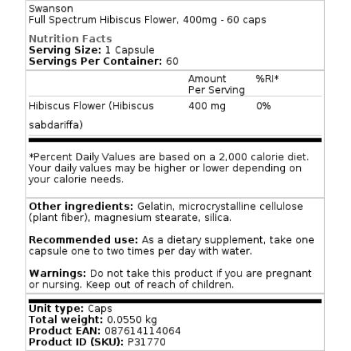 400 mg - 60 kapsler