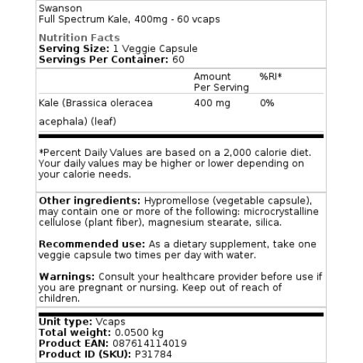 400 mg - 60 vegetabilske kapsler