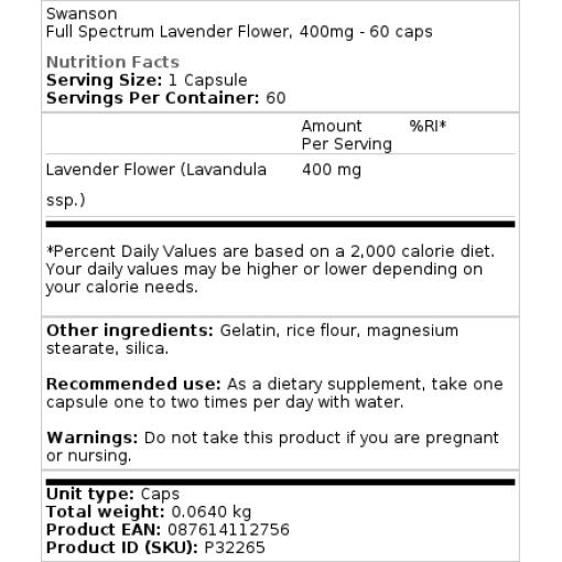 400 mg - 60 kapsler