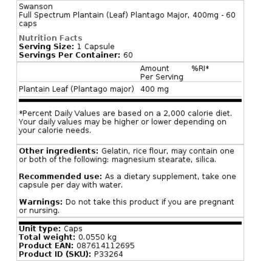 400 mg - 60 kapsler